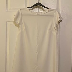 Cream Shift Dress